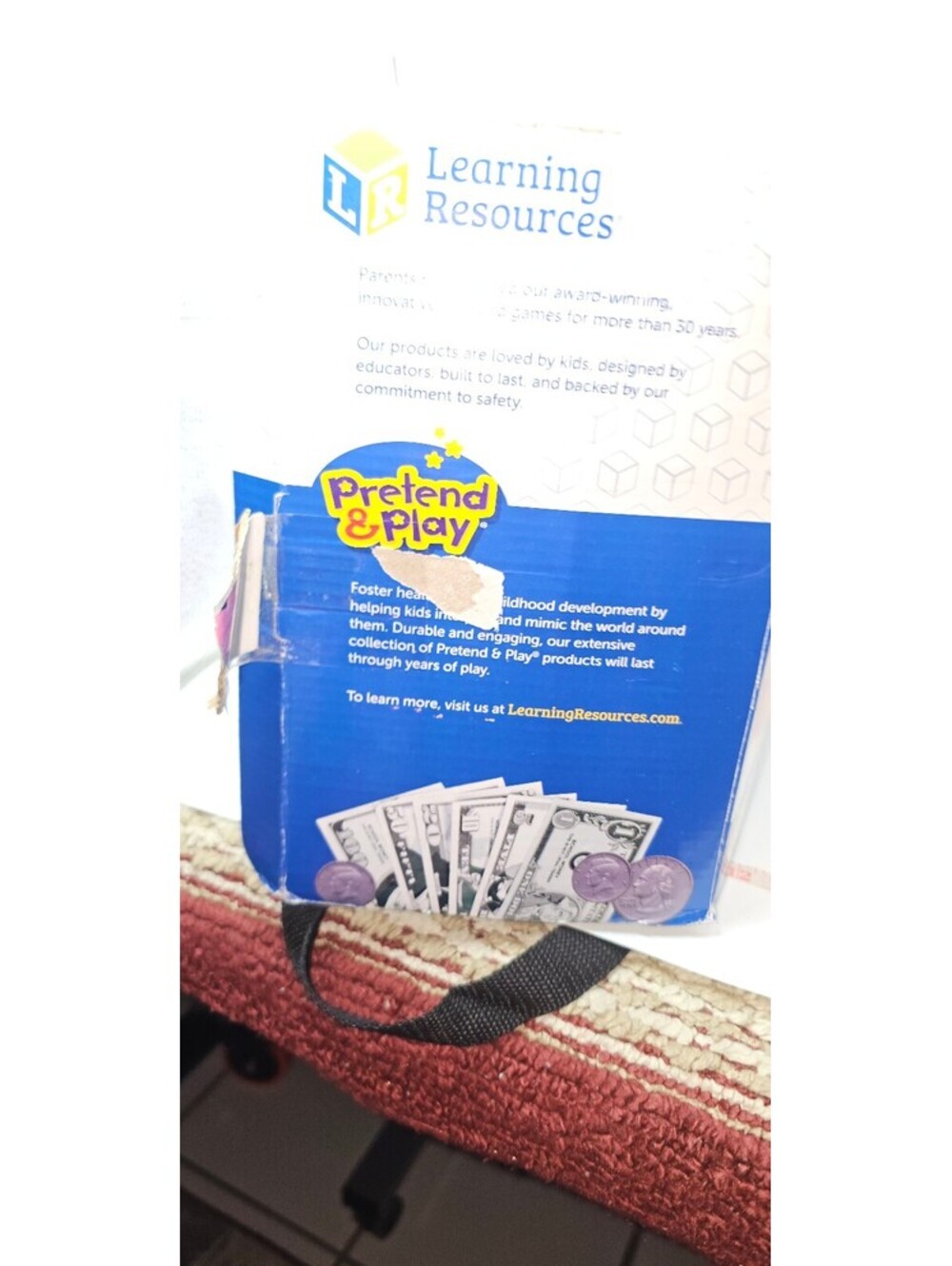 Learning Resources Pretend & Play Calculator Cash Register Toy for Kids - Picture 14 of 16